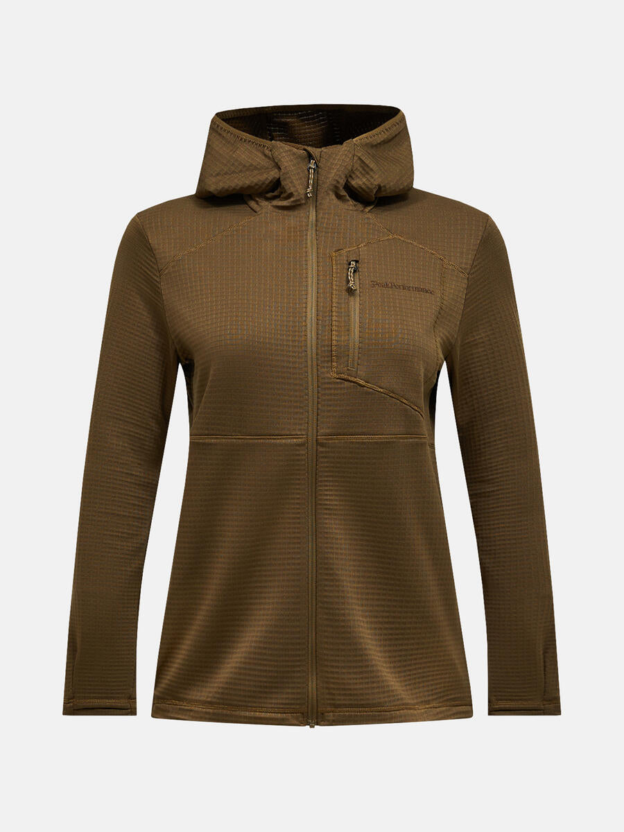 W Trail Polartec Zip Hood