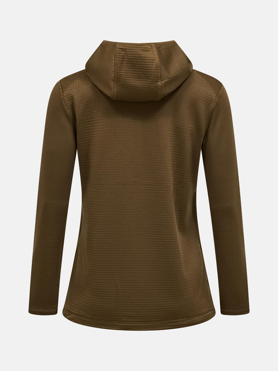 W Trail Polartec Zip Hood