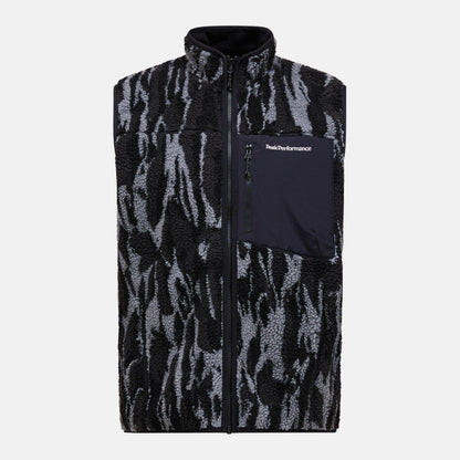 M Graphic Pile Vest
