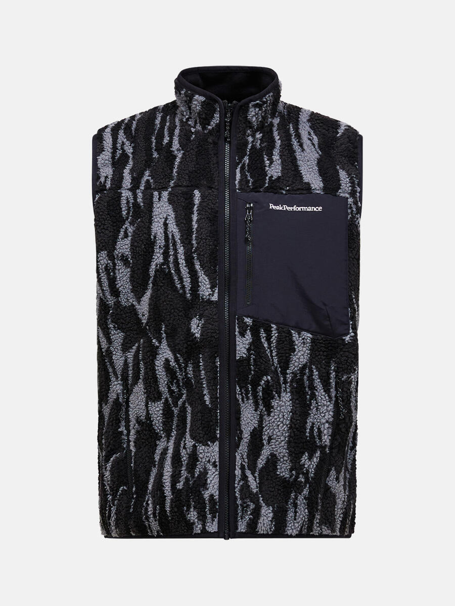 M Graphic Pile Vest
