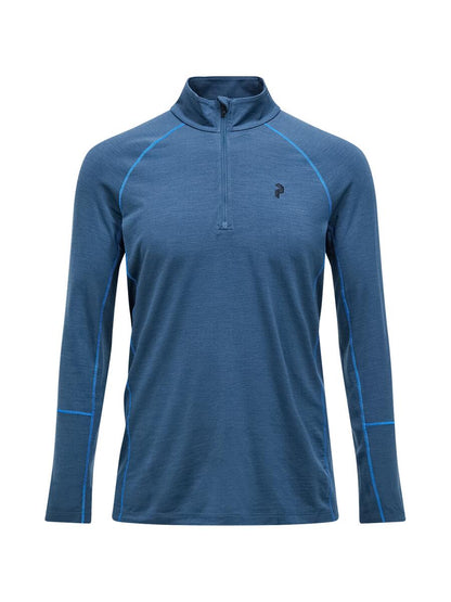 Magic Half Zip Wool-blend Baselayer Men