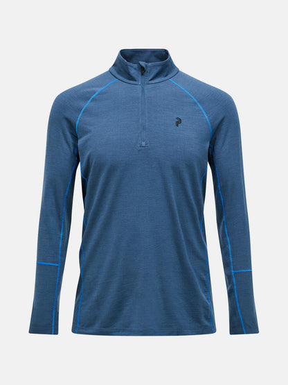 Magic Half Zip Wool-blend Baselayer Men