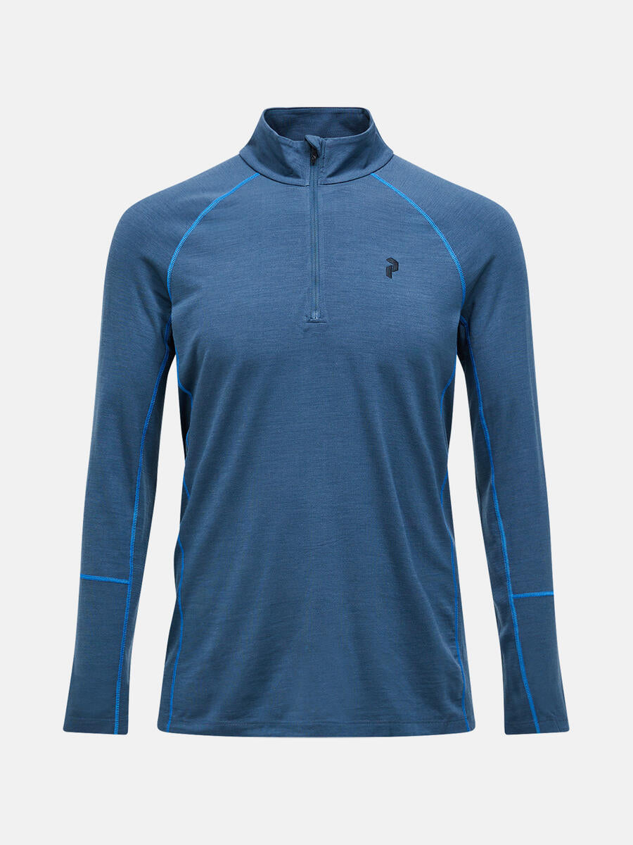 Magic Half Zip Wool-blend Baselayer Men