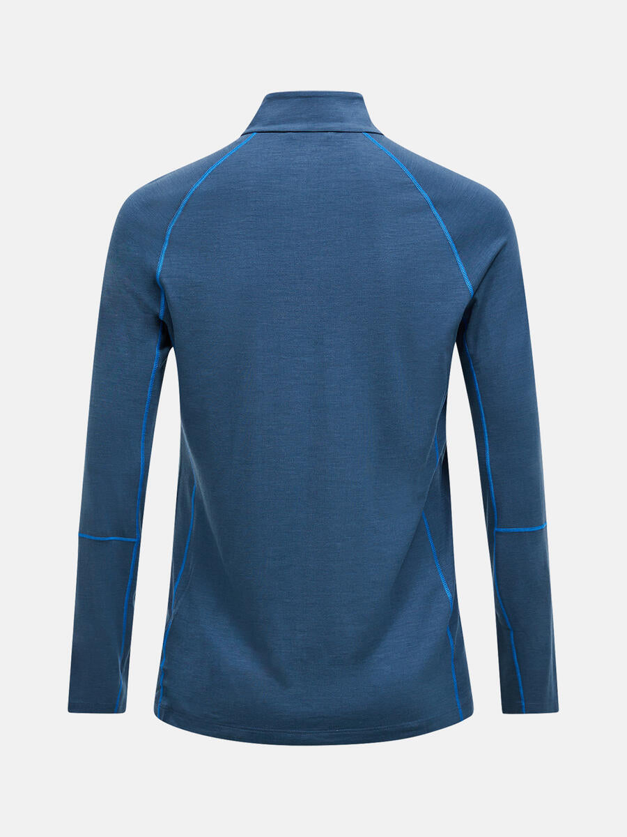 Magic Half Zip Wool-blend Baselayer Men