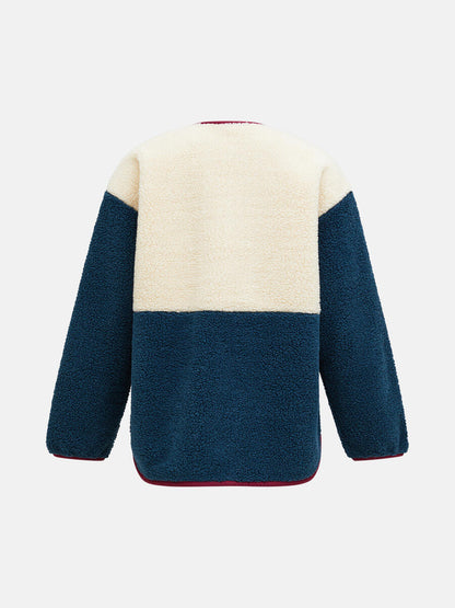 W Heavy Pile Oversized Cardigan