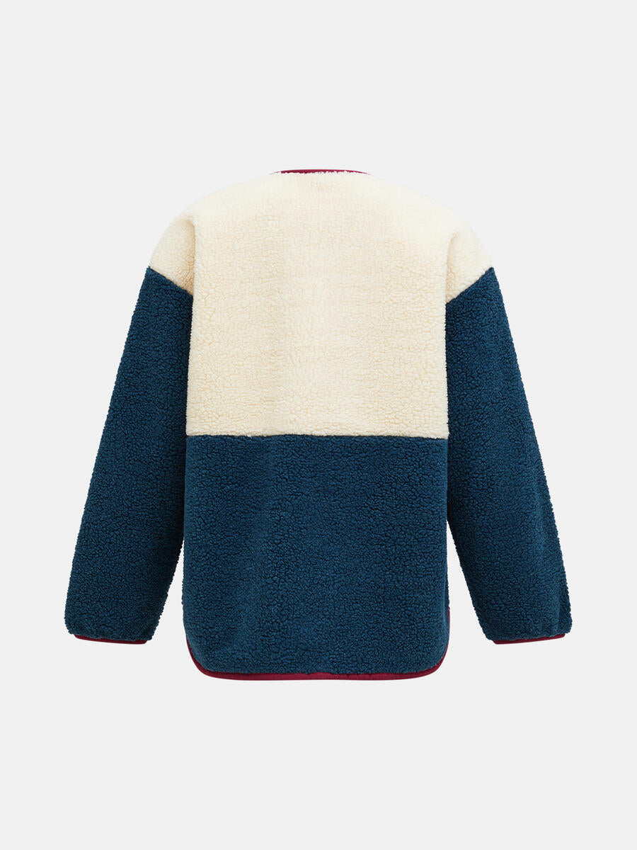 W Heavy Pile Oversized Cardigan