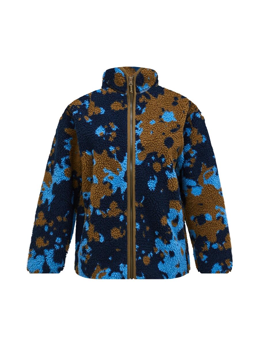 W Graphic Pile Jacket