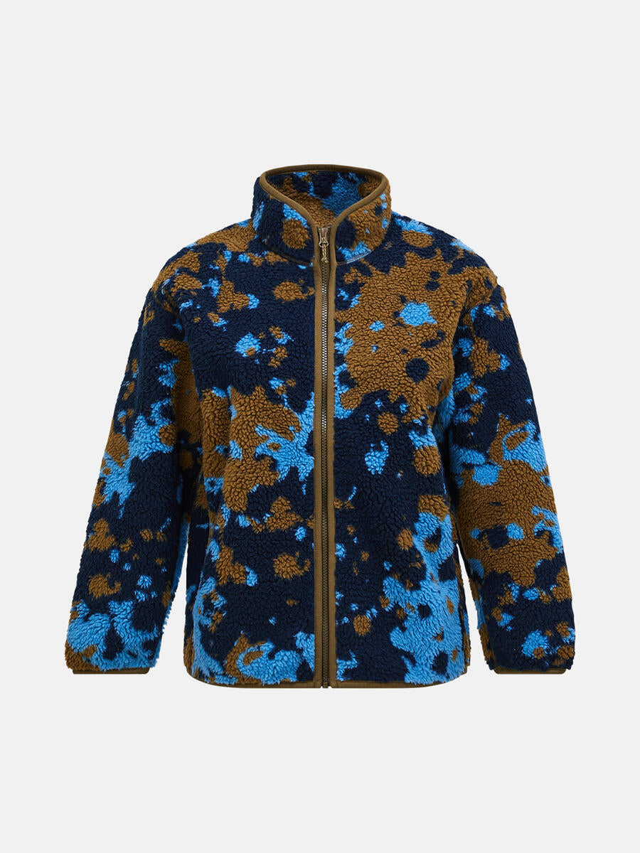 W Graphic Pile Jacket