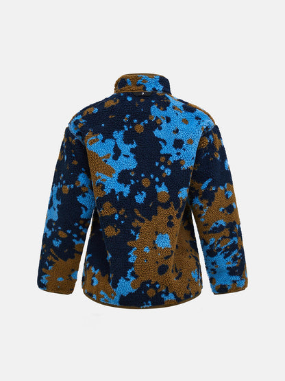 W Graphic Pile Jacket