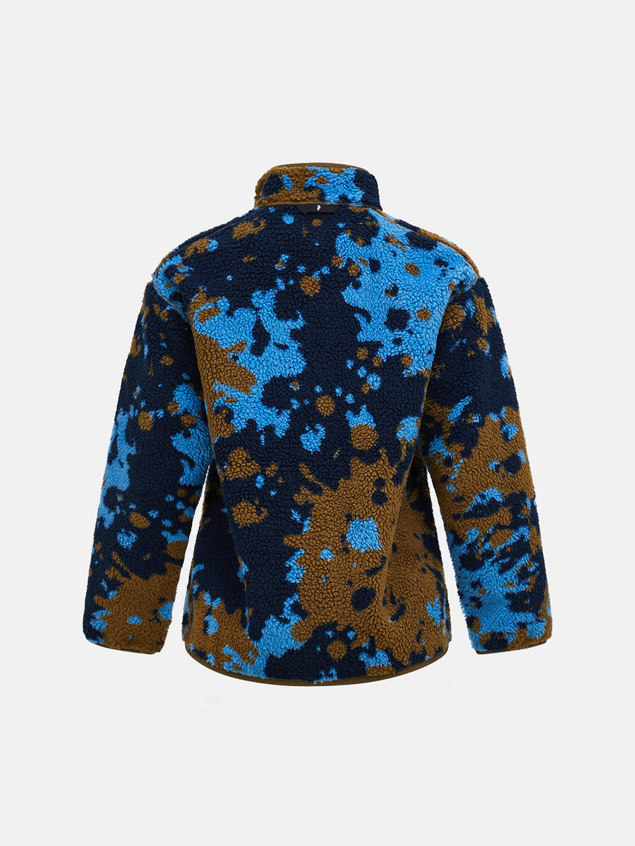 W Graphic Pile Jacket
