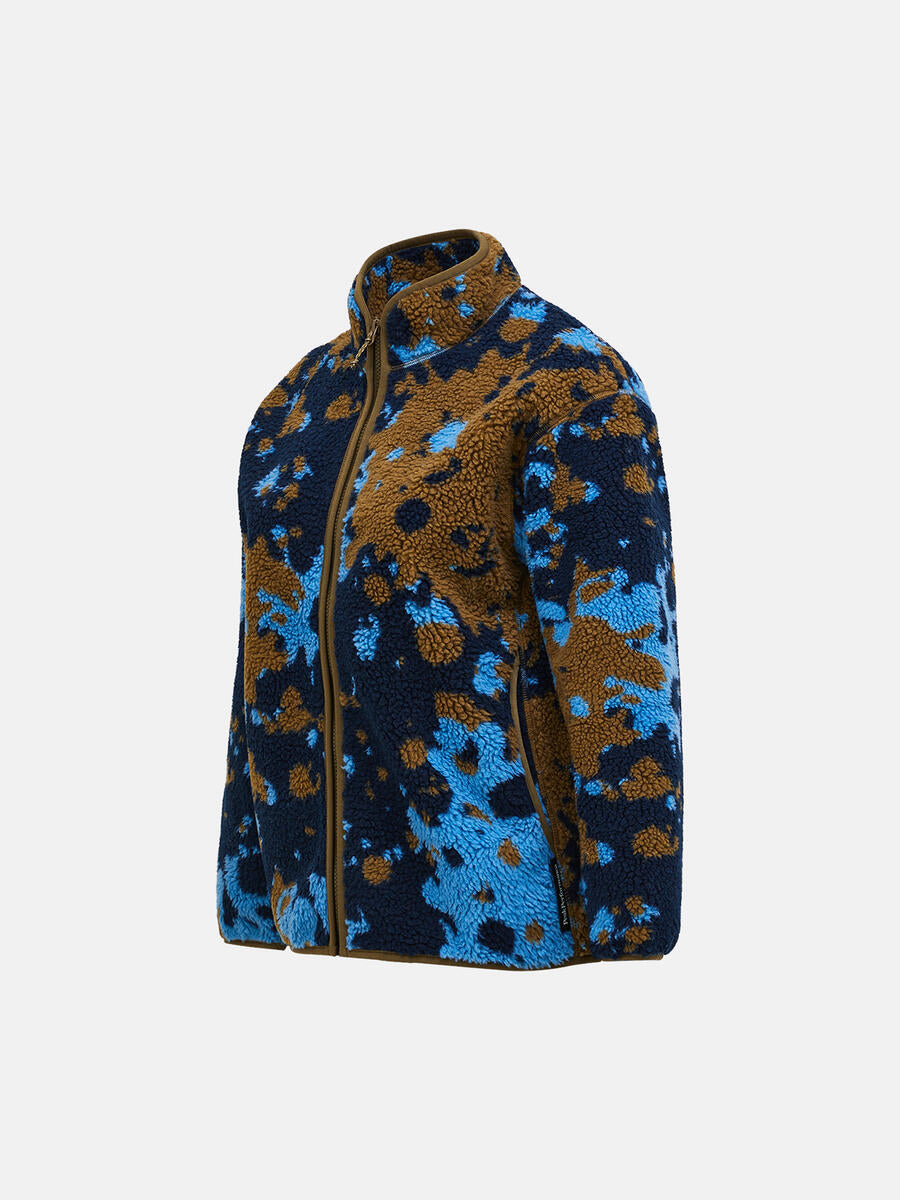 W Graphic Pile Jacket