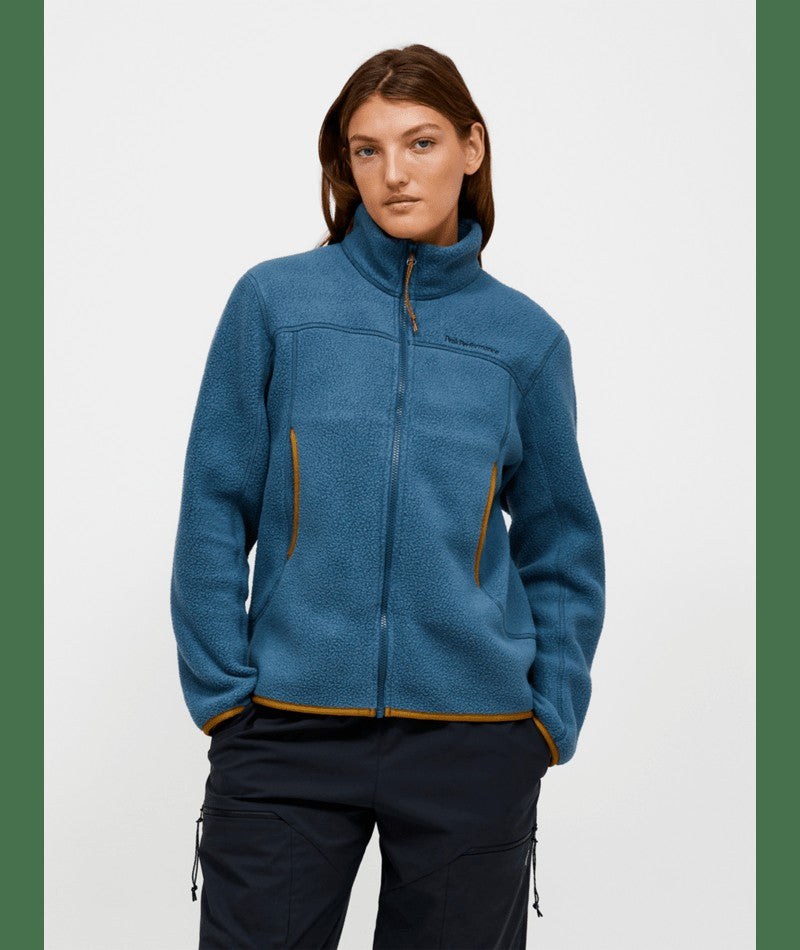 W Fleece Zip Cardigan