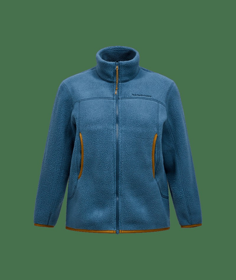 W Fleece Zip Cardigan