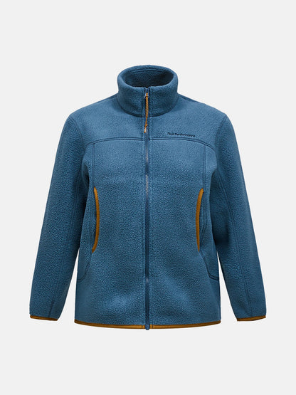 W Fleece Zip Cardigan