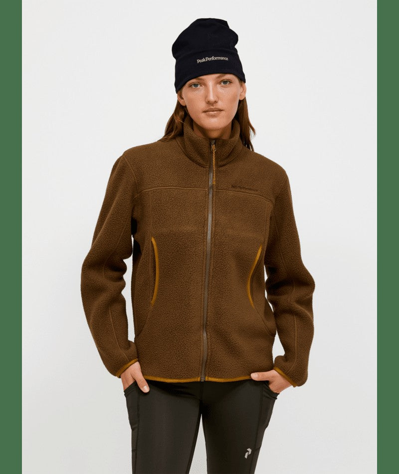 W Fleece Zip Cardigan