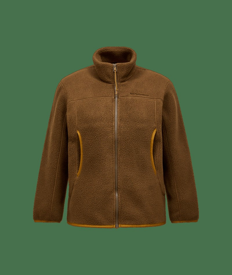 W Fleece Zip Cardigan