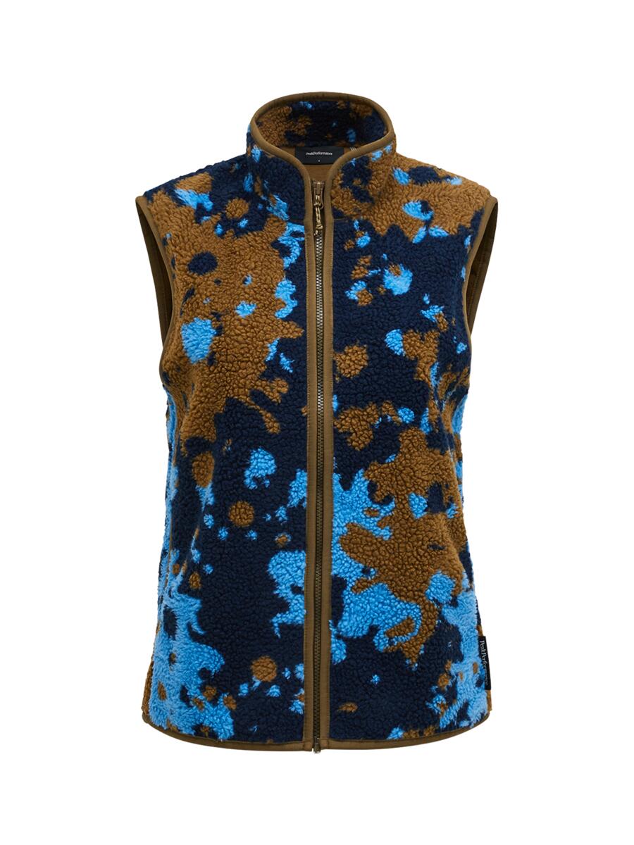 W Graphic Pile Vest