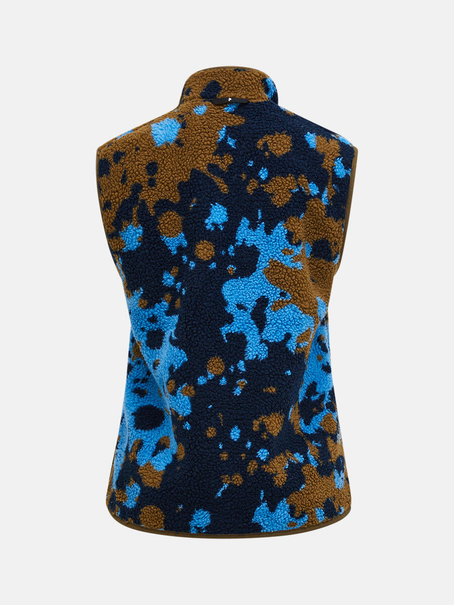 W Graphic Pile Vest