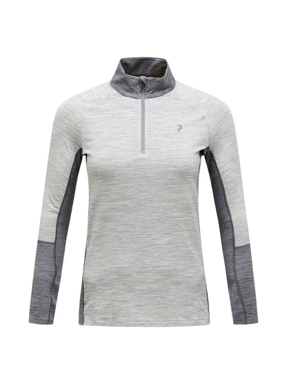 Magic Half Zip Wool-blend Baselayer Wome