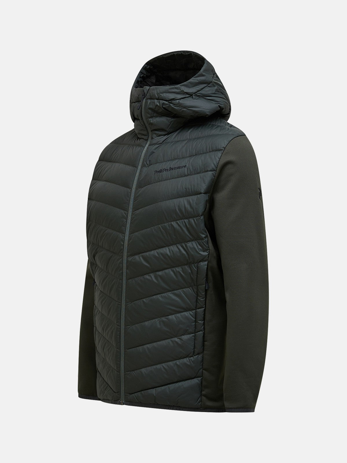 M FROST DOWN HYBRID HOOD OLIVE EXTREME