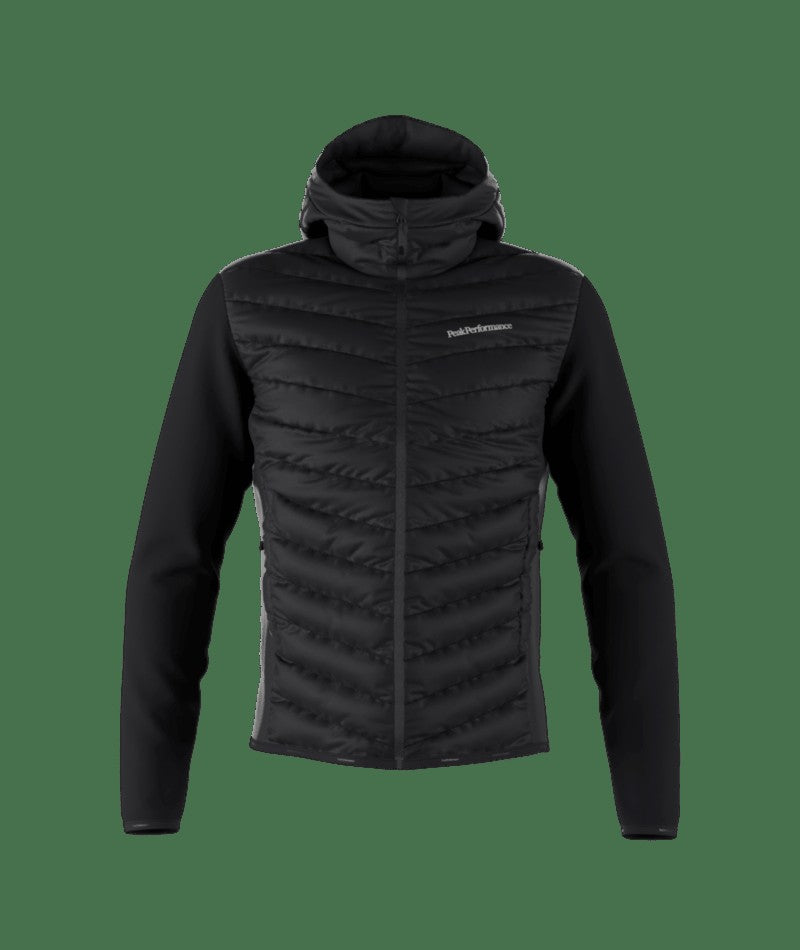 M FROST DOWN HYBRID HOOD BLACK