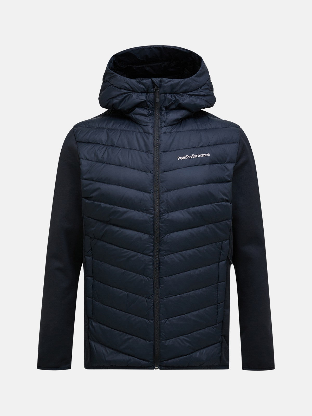 M FROST DOWN HYBRID HOOD BLACK