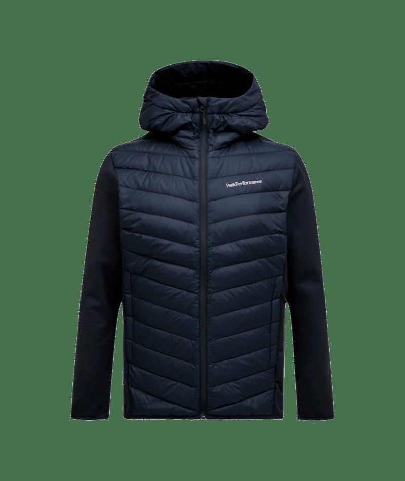 M FROST DOWN HYBRID HOOD BLACK