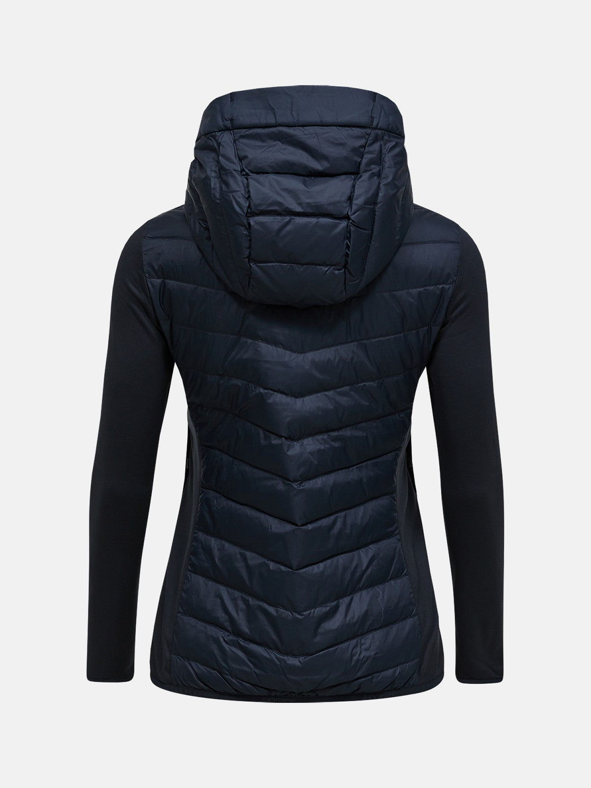 W Frost Down Hybrid Hood-BLACK