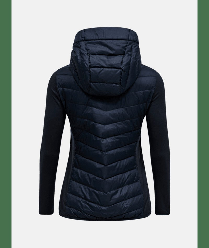 W Frost Down Hybrid Hood-BLACK