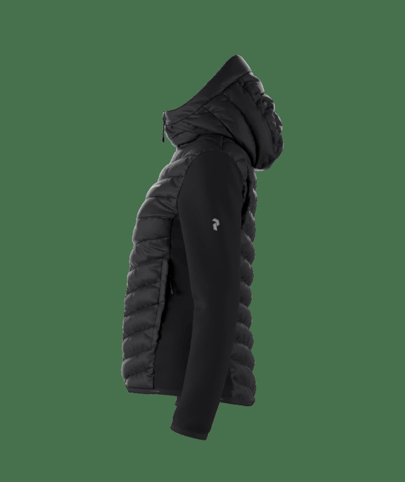 W Frost Down Hybrid Hood-BLACK