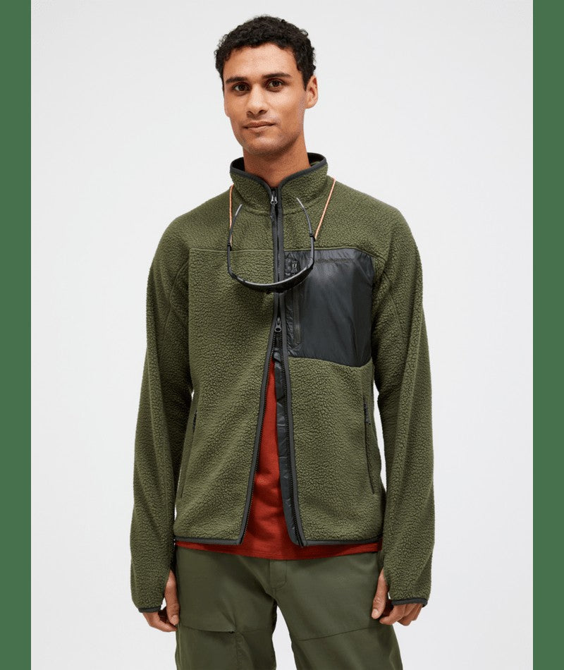 Pile Zip Jacket Men PINE NEEDLE