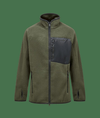 Pile Zip Jacket Men PINE NEEDLE