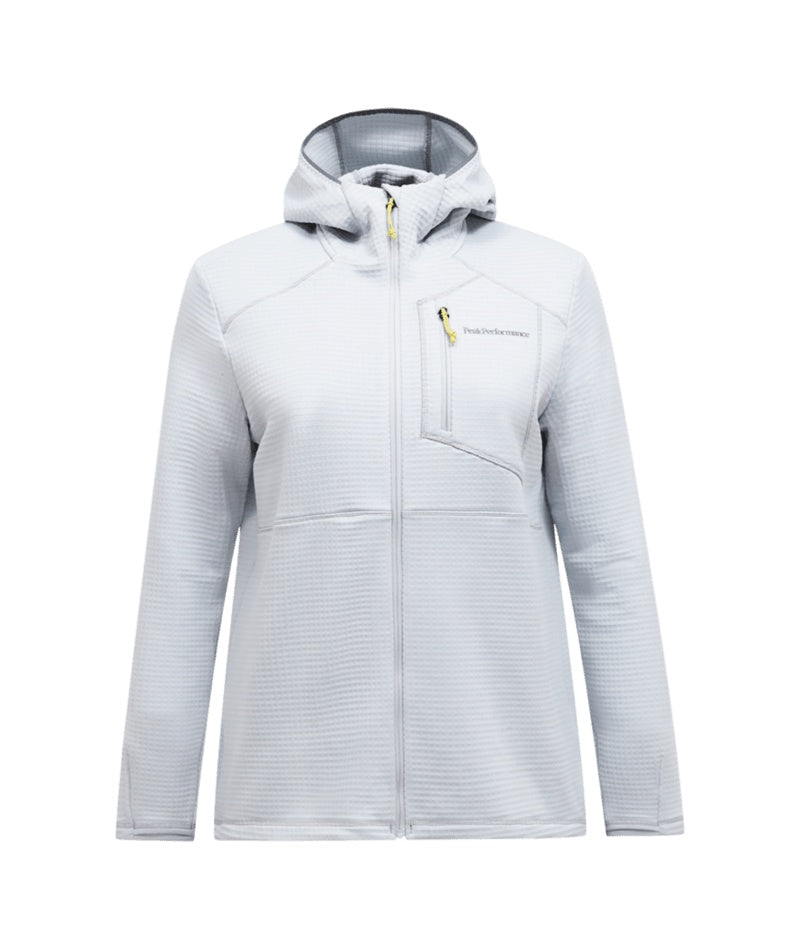 Trail Polartec® Power Grid™ Zip Hood Women Summit Smoke