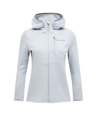 Trail Polartec® Power Grid™ Zip Hood Women Summit Smoke