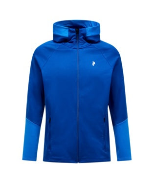 Rider Essentials Midlayer Zip Hood Men True Blue Crisp air Blue