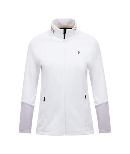 Rider Essentials Midlayer Zip Jacket Women White Misty Lavender