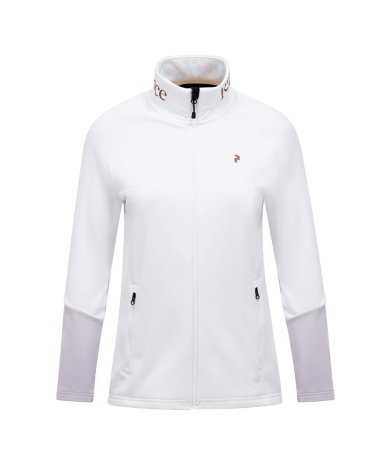 Rider Essentials Midlayer Zip Jacket Women White Misty Lavender