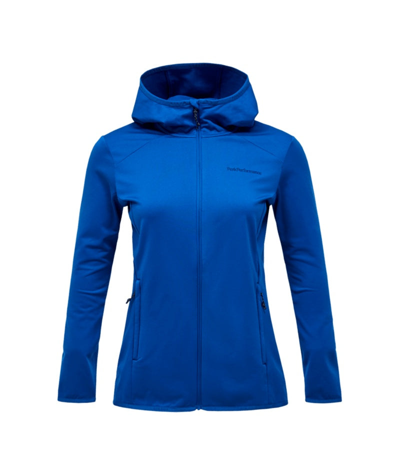 Light Zip Hood Women True Blue