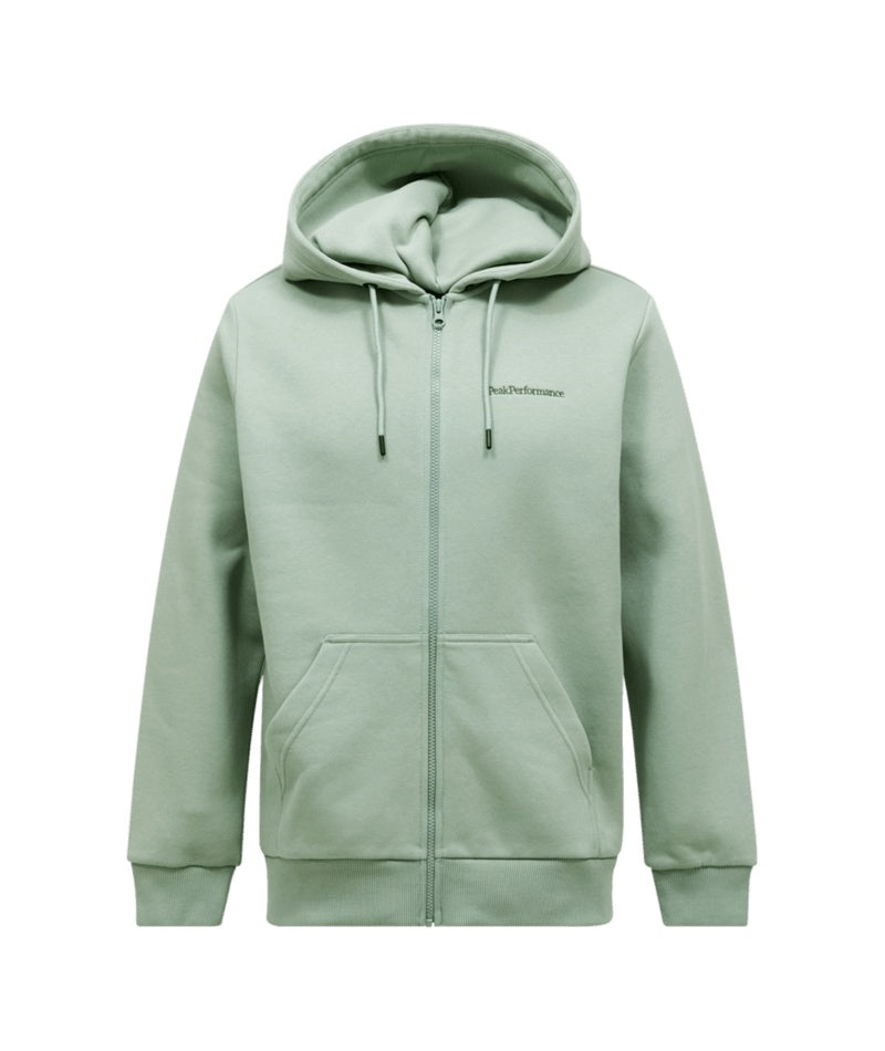 Original Small Logo Zip Hood Men Green Valley