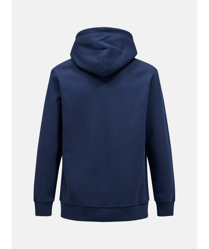 Original Small Logo Zip Hood Men Bleu Shadow