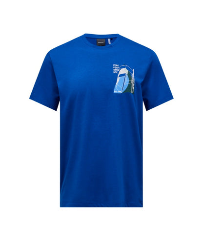 Explore Graphic Tee Men True Blue