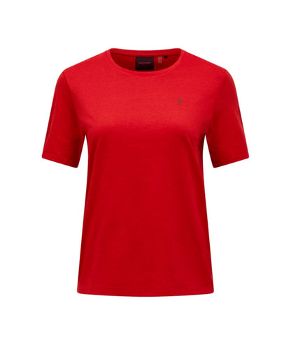 Explore Graphic Tee Women Red Pompeian