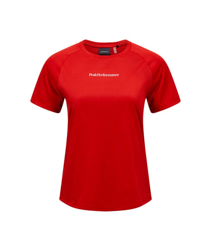 Active Tee Women Red Pompeian