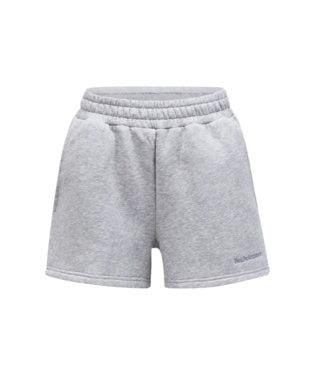 Original Small Logo Shorts Women Med Grey Melange