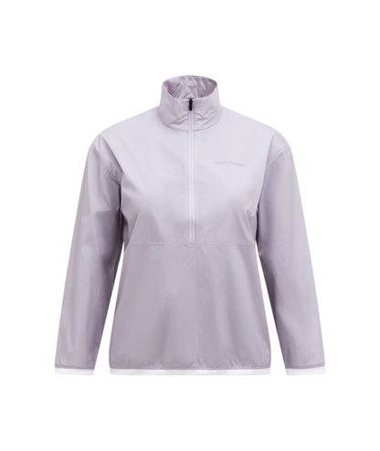 Half Zip Wind Jacket Women Misty Lavender