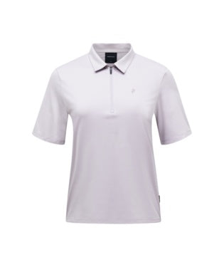 Comfort Zip Polo Women MIsty Lavender