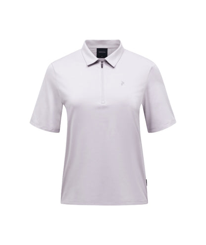 Comfort Zip Polo Women MIsty Lavender
