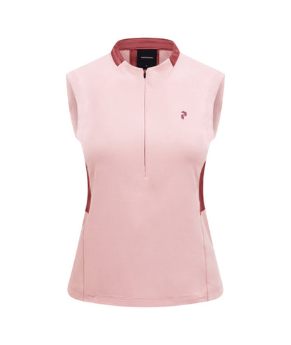 MountainBreath Sleveless Polo Women Warm Blush