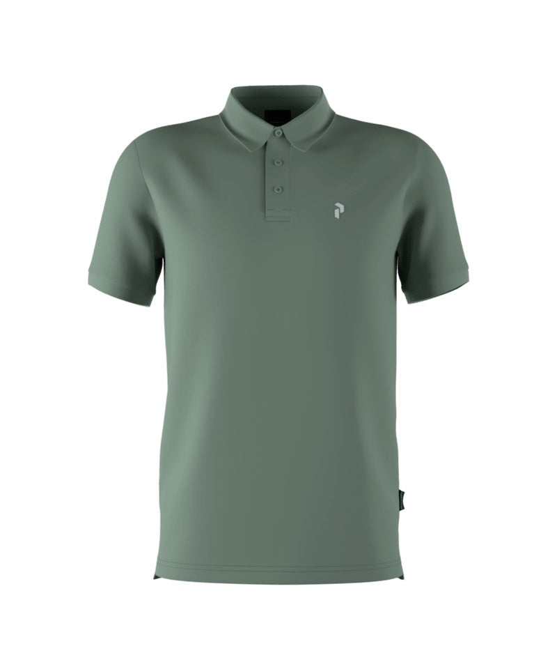 Classic Cotton Polo Men Green Valley