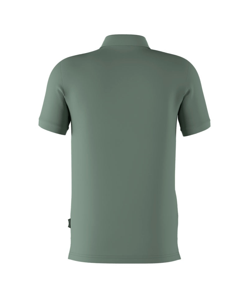 Classic Cotton Polo Men Green Valley
